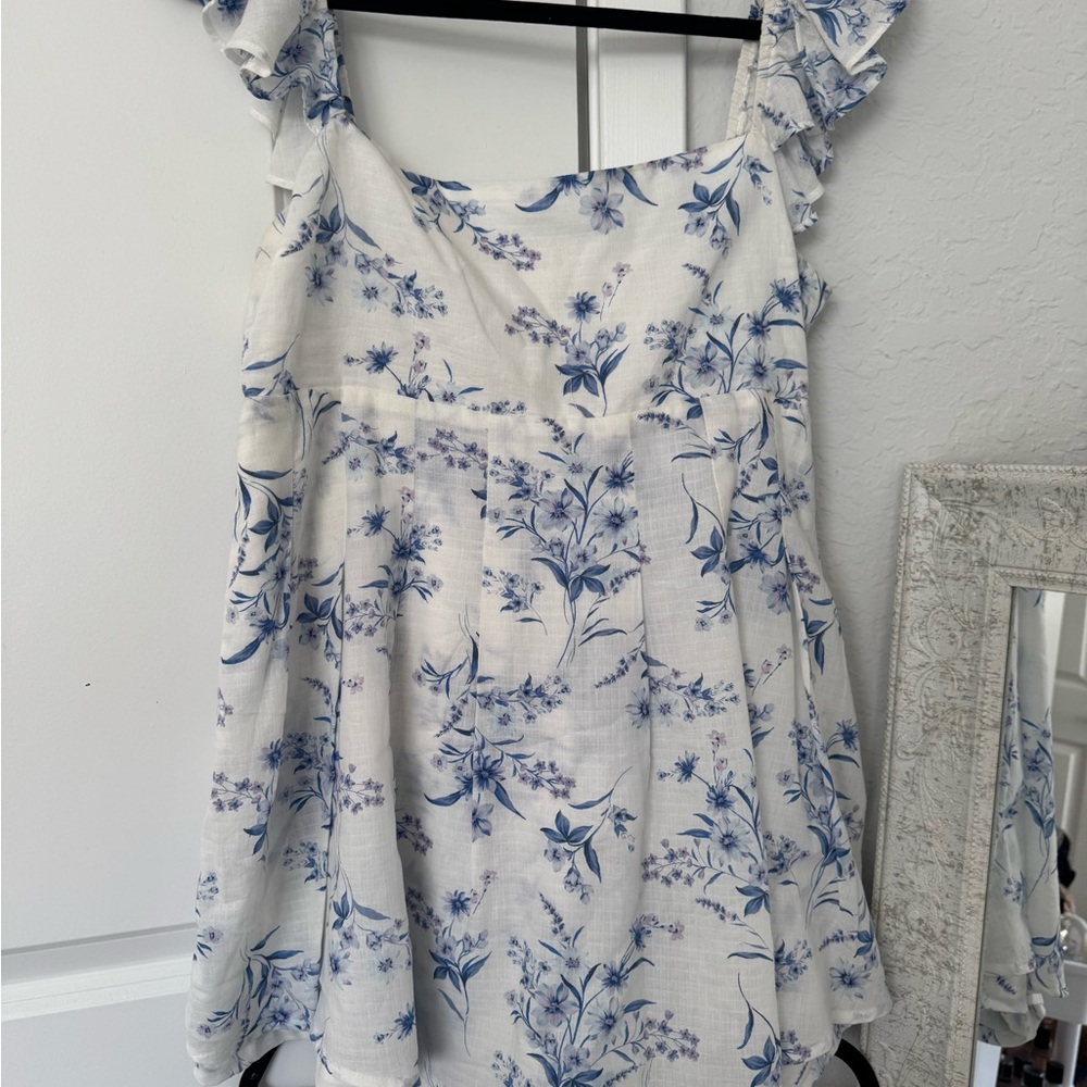 Altar'd State Blue romper Dress